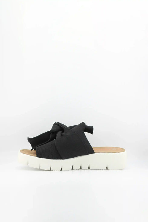 Bernie Mev Bow Detail Platform Slide